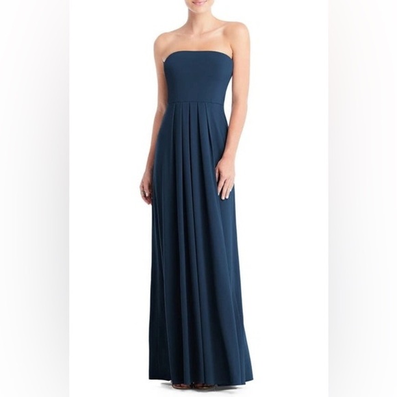 CARLOS SAAVEDRA Loop Convertible Maxi Formal Bridesmaid Dress - Picture 4 of 10